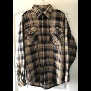 Men’s Roper Thick  Flannel Shirt Large